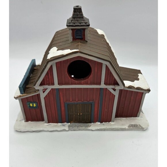Lemax Country Barn Gift Shop Porcelain Lighted Building christmas Village - Picture 3 of 8